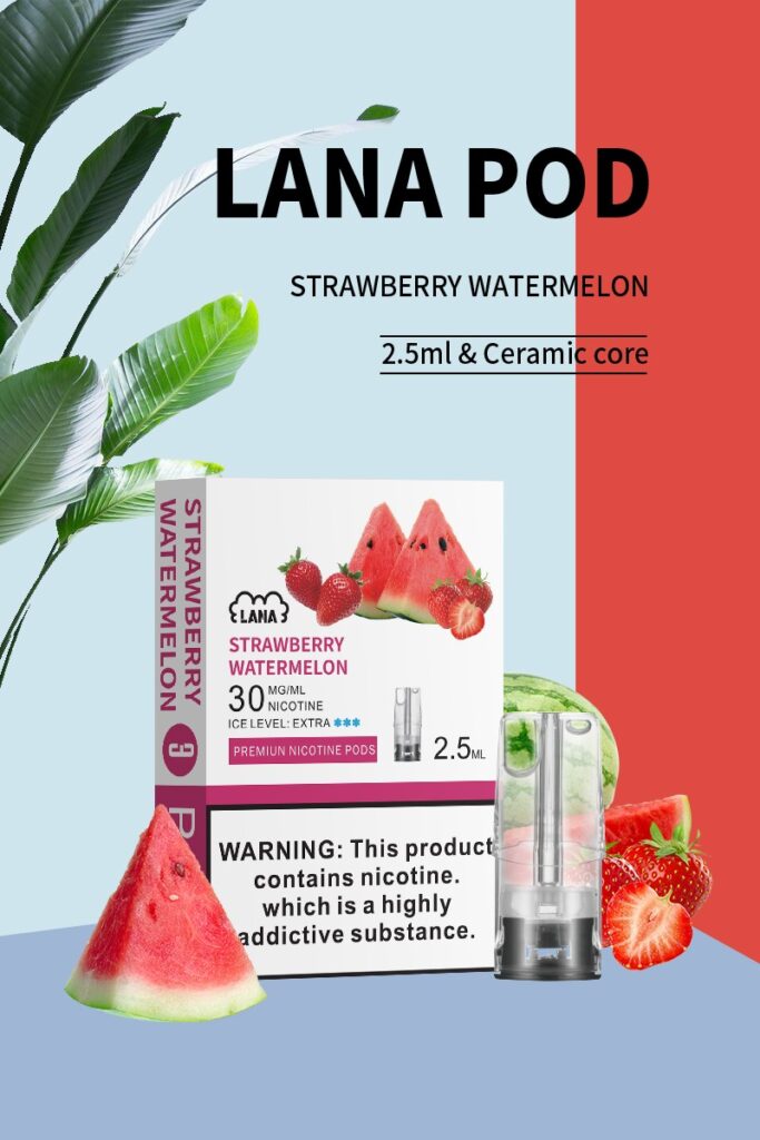 lana煙彈西瓜草莓口味