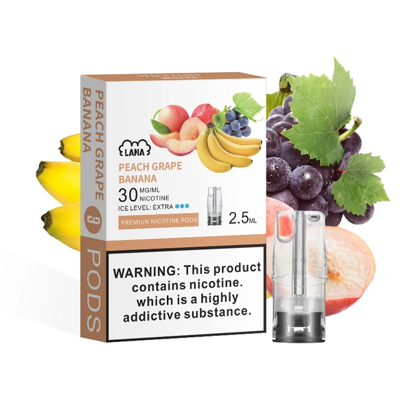 lana煙彈桃子葡萄香蕉口味